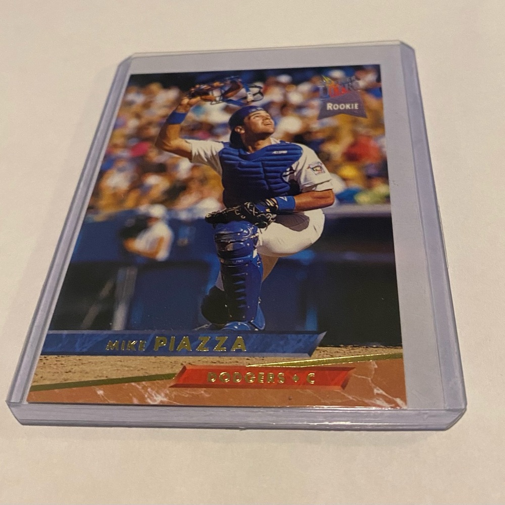 Mike Piazza RC Rookie 1993 Fleer Ultra Baseball Card Vintage